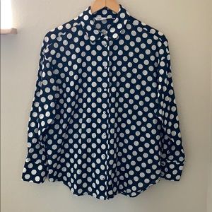 Zara button down linen shirt